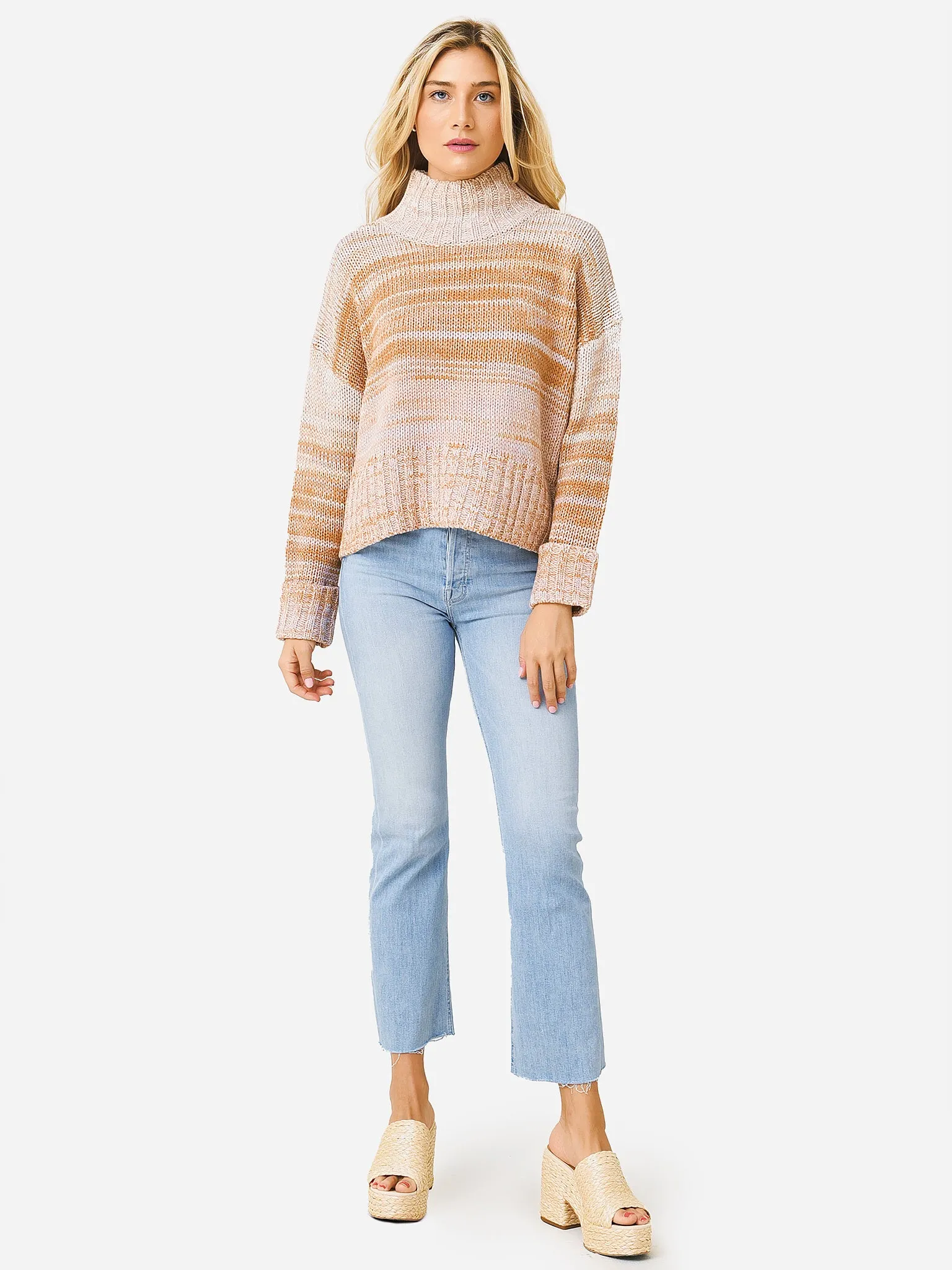 525 Women's Ombre Blair Turtleneck Sweater