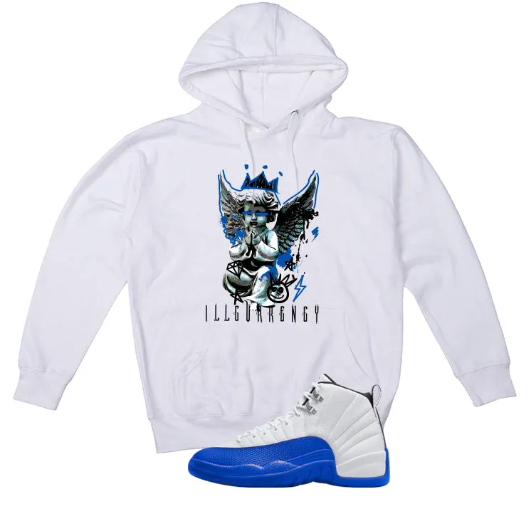 Air Jordan 12 Blueberry White T-Shirt (Graffiti Angel)| illcurrency