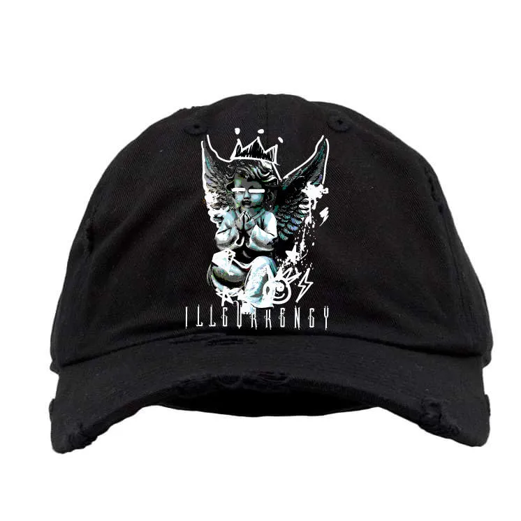 Air Jordan 4 White Thunder Black Hat (Graffiti Angel)| illcurrency