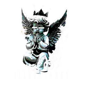 Air Jordan 4 White Thunder Black Hat (Graffiti Angel)| illcurrency