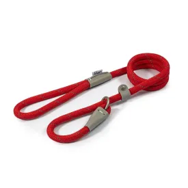 Ancol Viva 1.5m x 12mm Red Poly-Weave Rope Slip Dog Lead