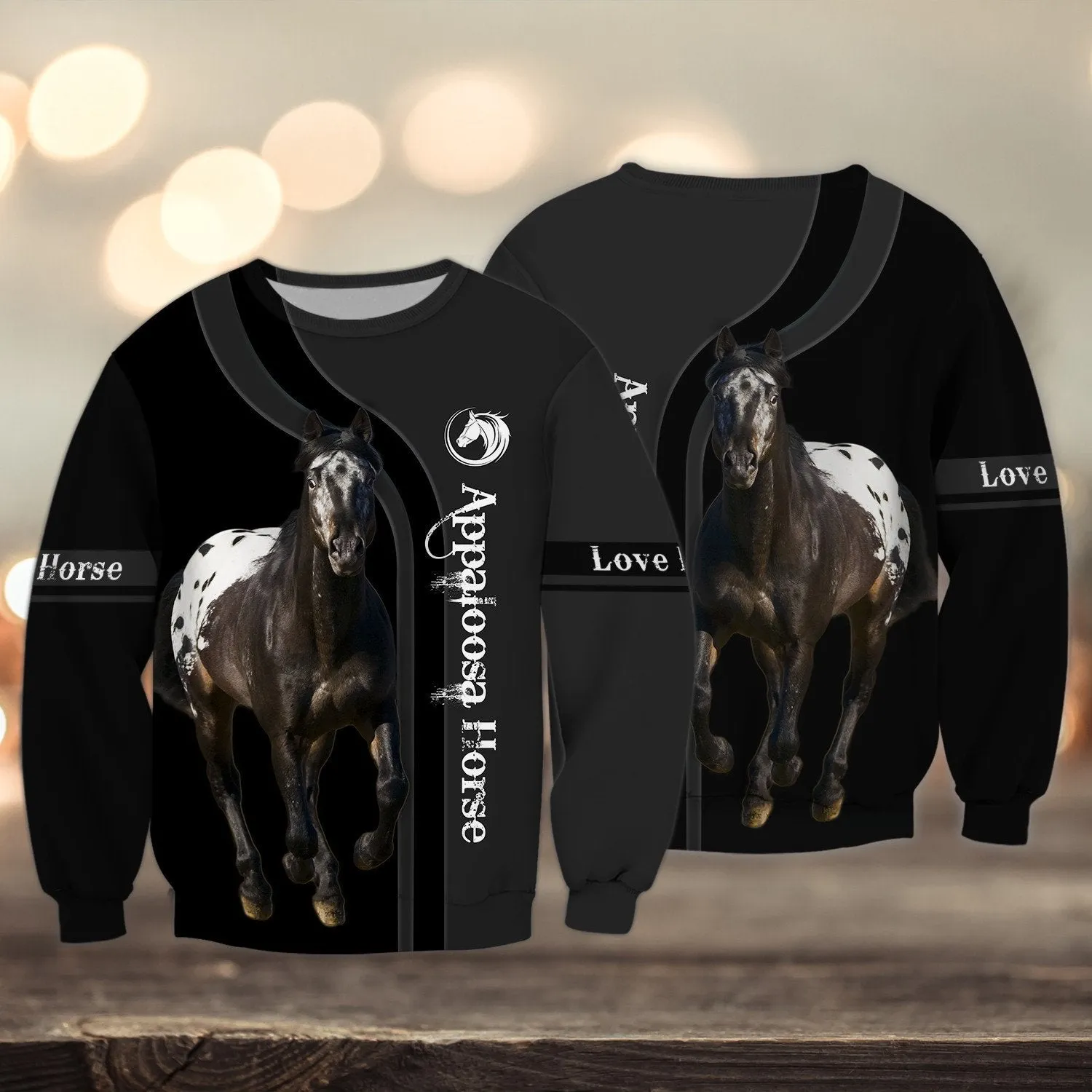 Appaloosa Horse 3D Full Print Sweatshirt, Christmas Shirt for Horse Lovers