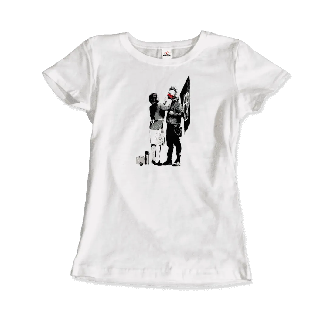 Banksy Anarchist Punk And His Mother Artwork T-Shirt