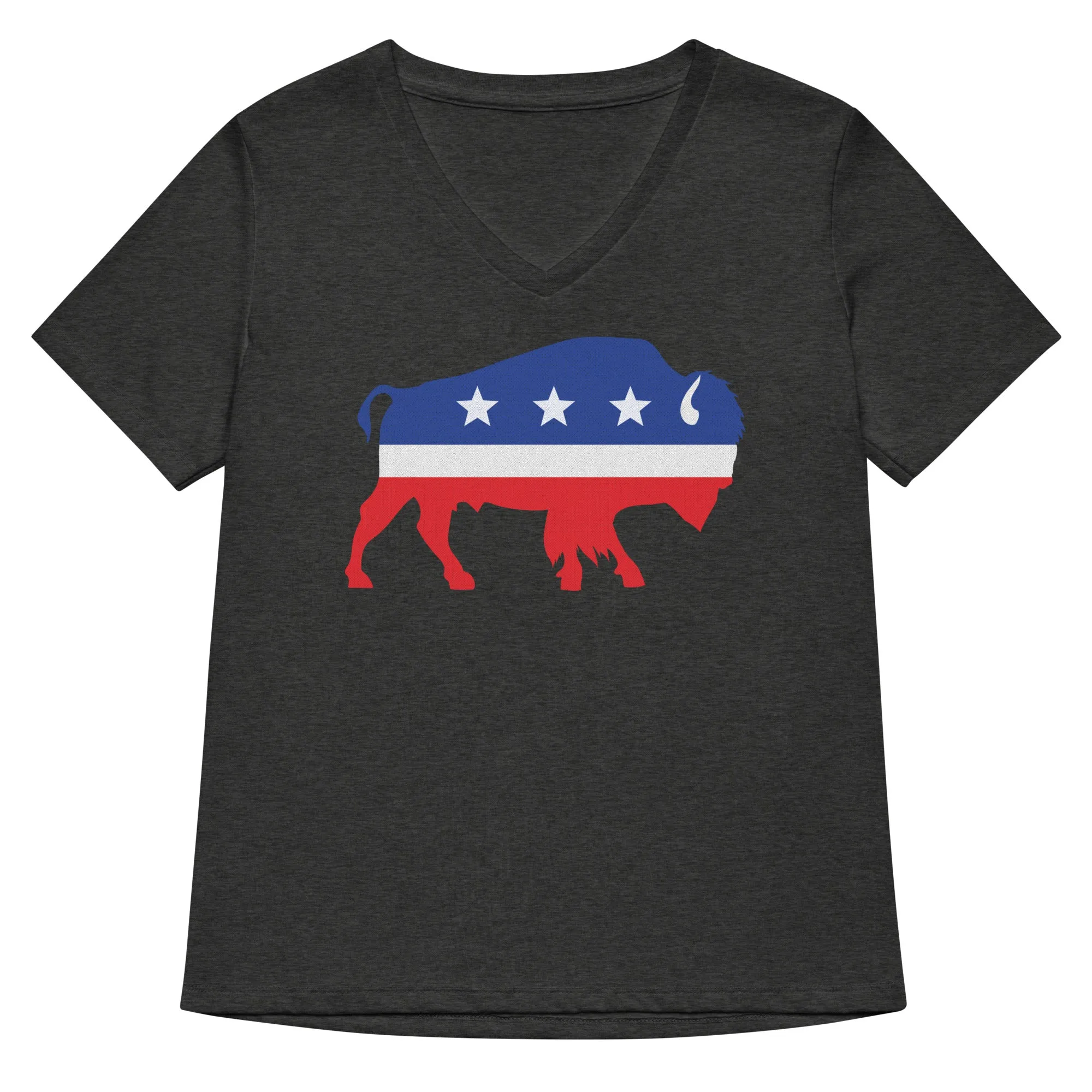 Bison Indpendent Women’s Relaxed Vneck T-shirt