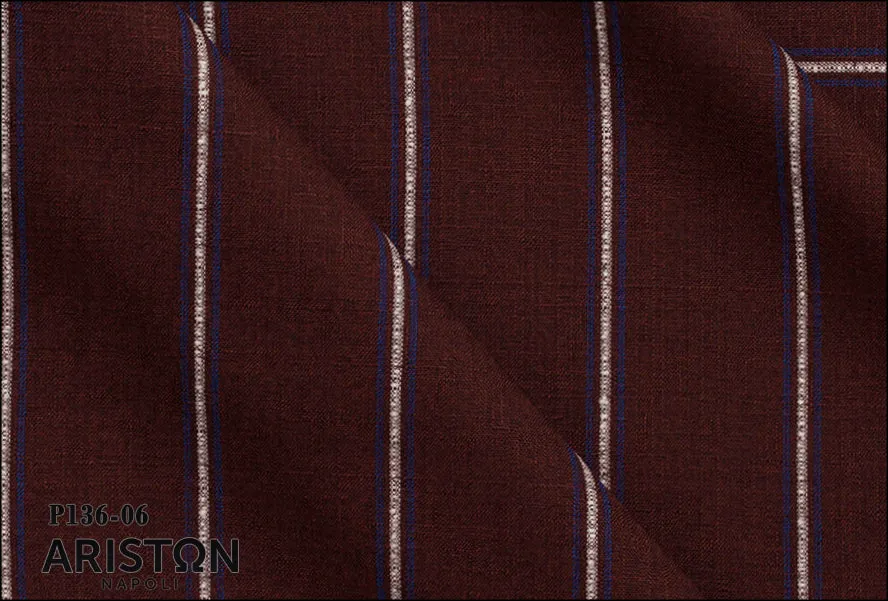 Burgundy Bicolour Pinstripe