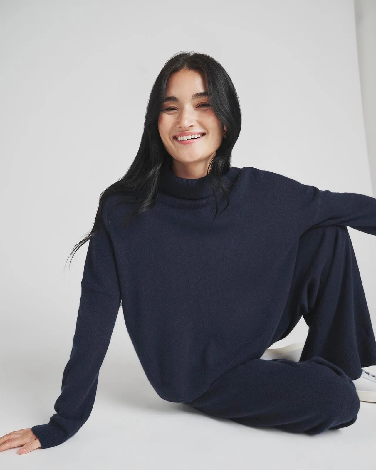 Charlotte Cashmere Turtleneck Sweater