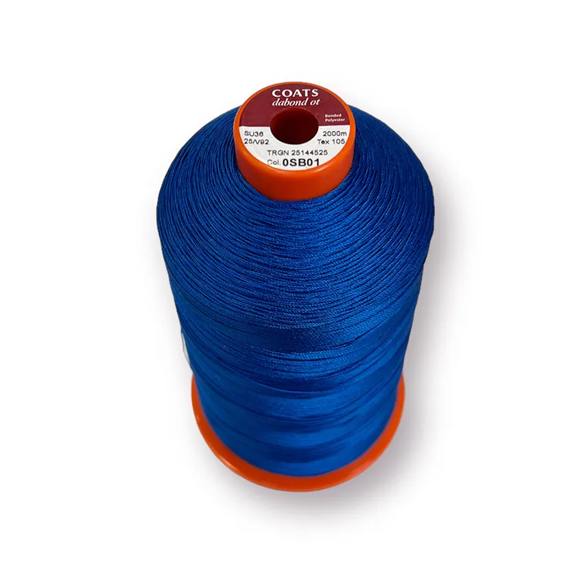 Coats Dabond (OT) Outdoor V92 UV Resistant Thread. Ticket 25