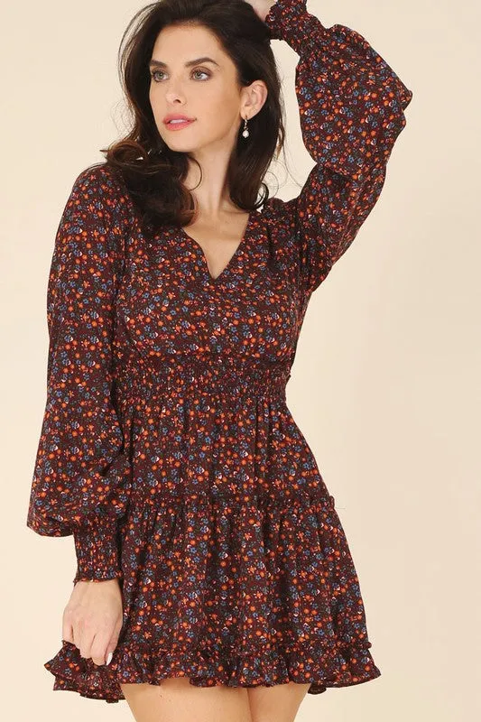 Ditsy floral mini dress - Online Exclusive