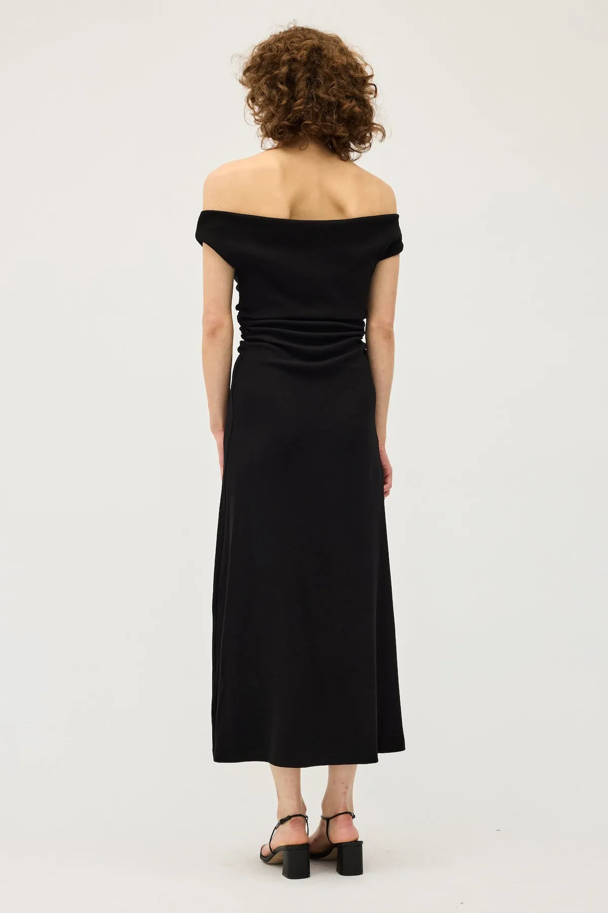 Dominique Healy - Niveah Dress, Black Rib