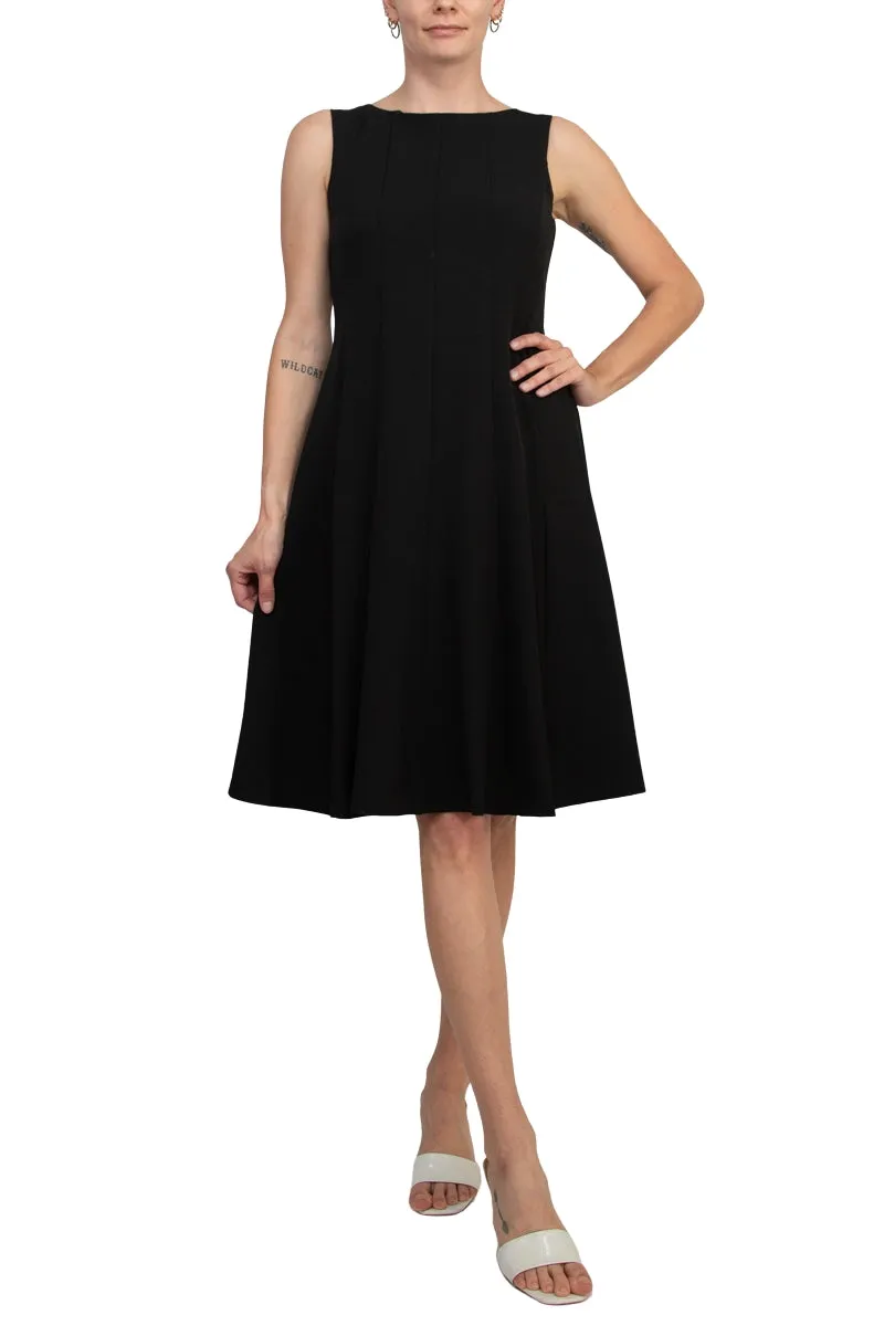 Evan Picone Multi Seam Fit & Flare Dress