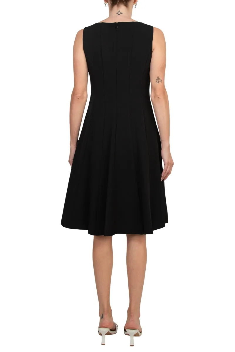 Evan Picone Multi Seam Fit & Flare Dress