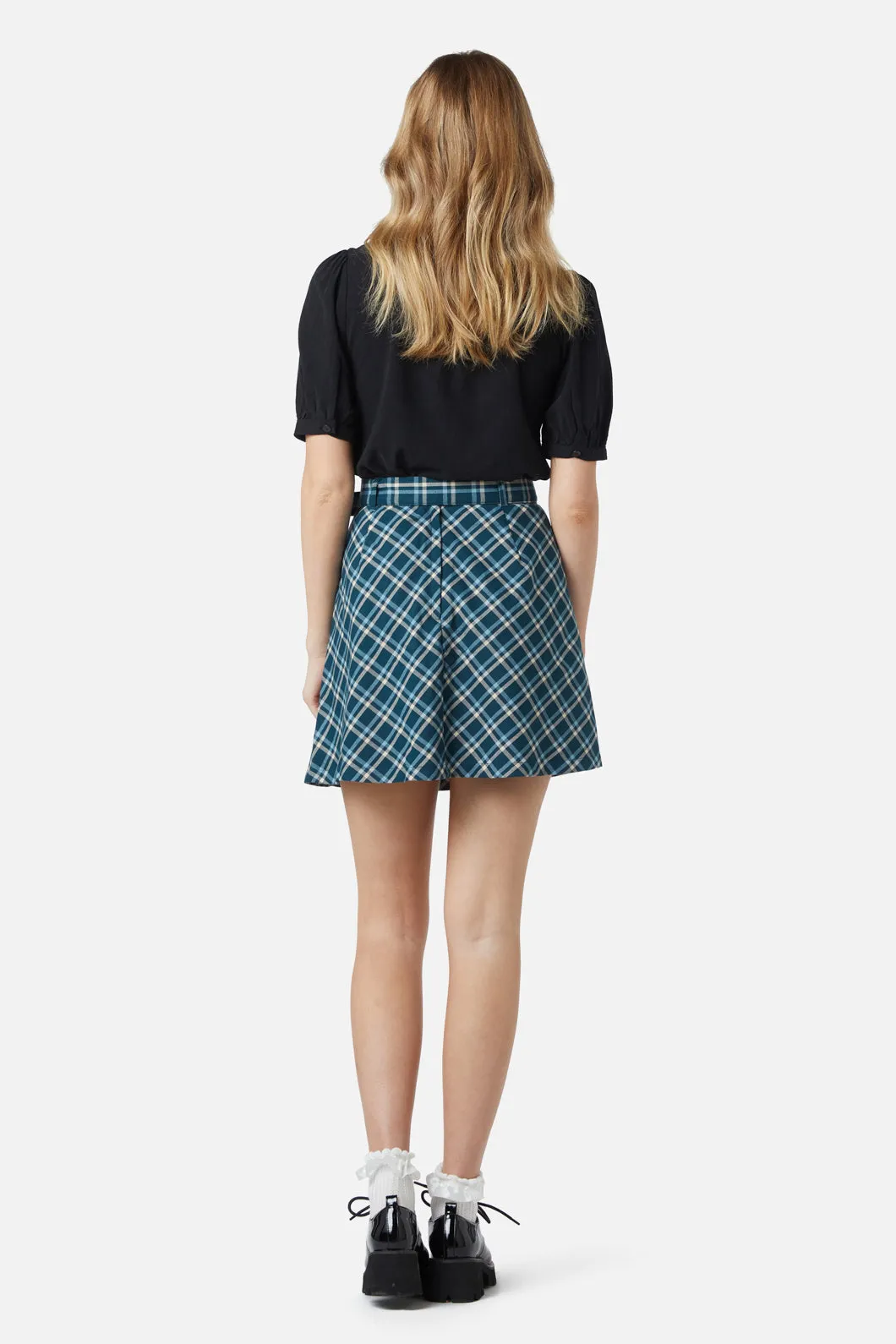 Gina Check A Line Skirt