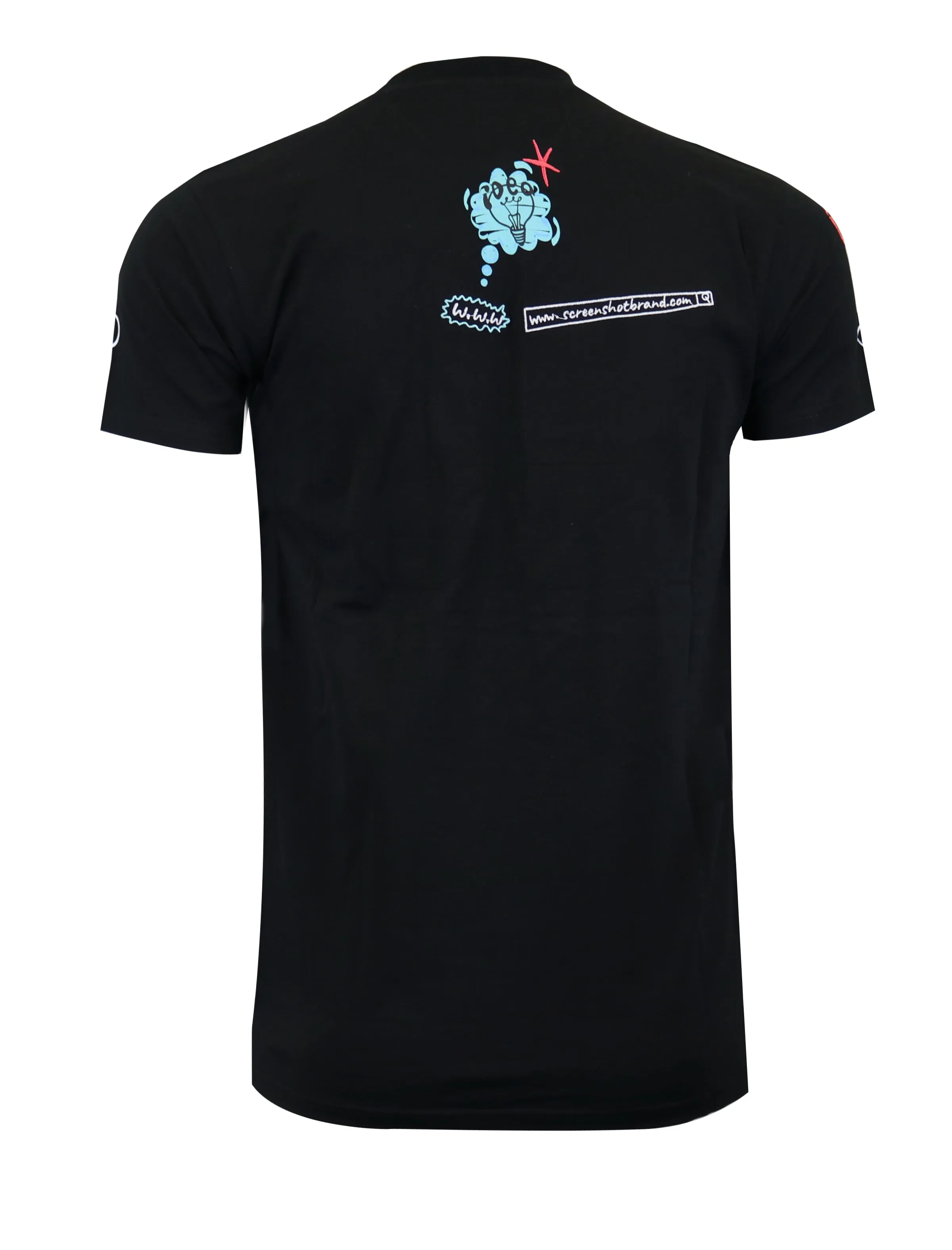 GRAFFITI SCREENSHOT PREMIUM T-SHIRTS-S11053 (BLACK)