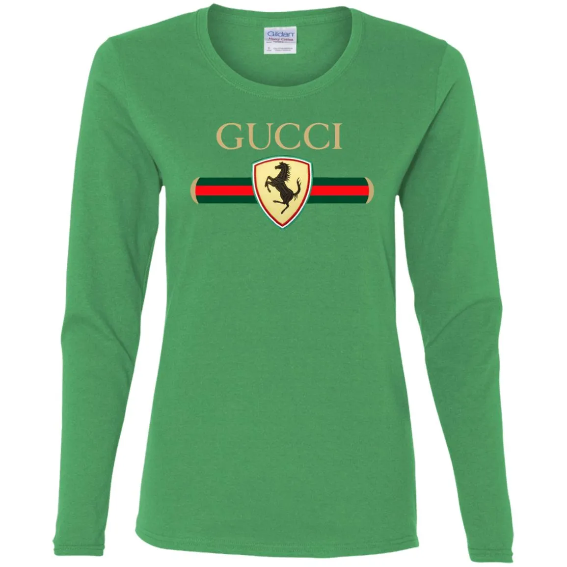 Gucci Ferrari T-shirt Women Long Sleeve Shirt