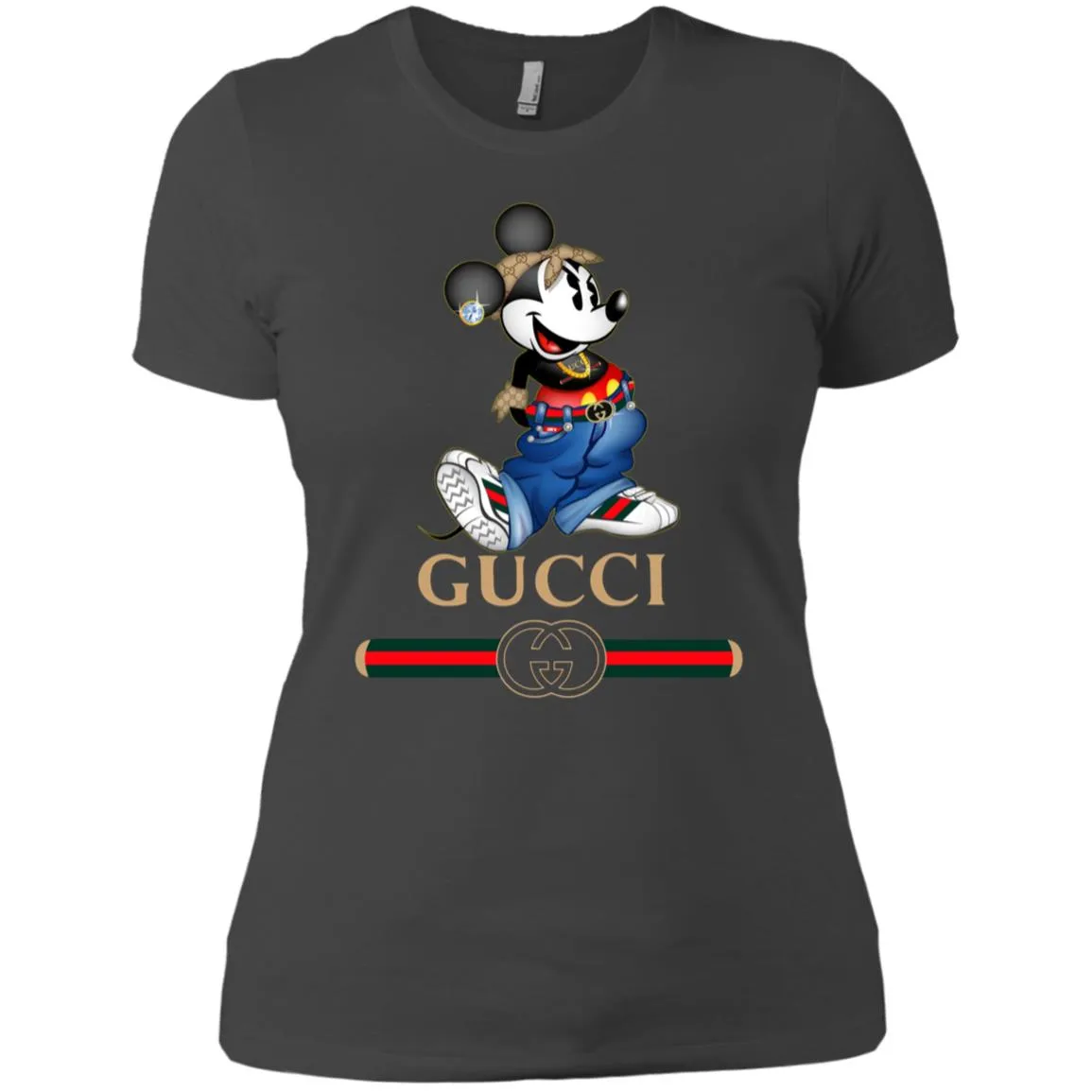 Gucci T-shirt Mouse Mickey Cartoon T-shirt Women Cotton T-Shirt