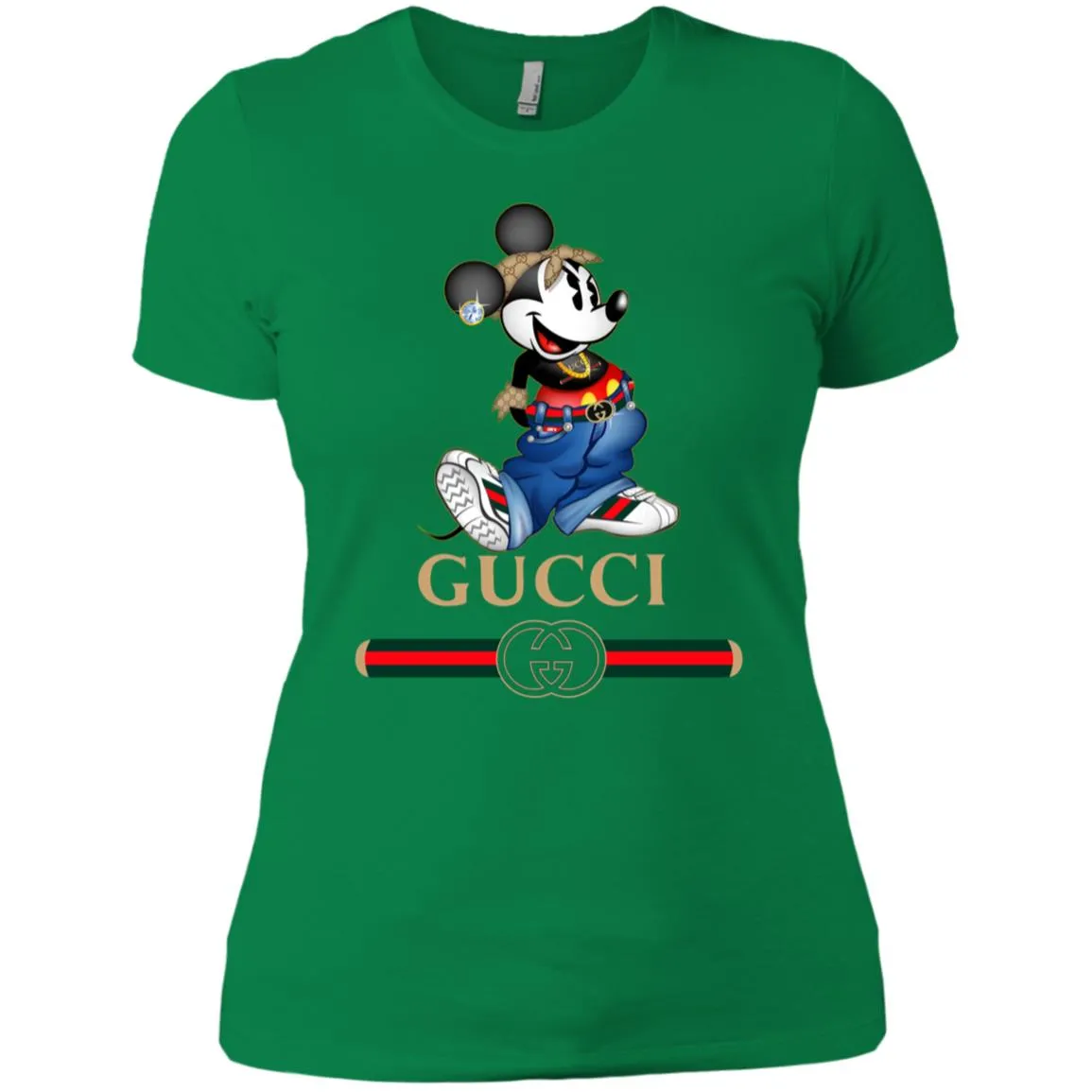 Gucci T-shirt Mouse Mickey Cartoon T-shirt Women Cotton T-Shirt