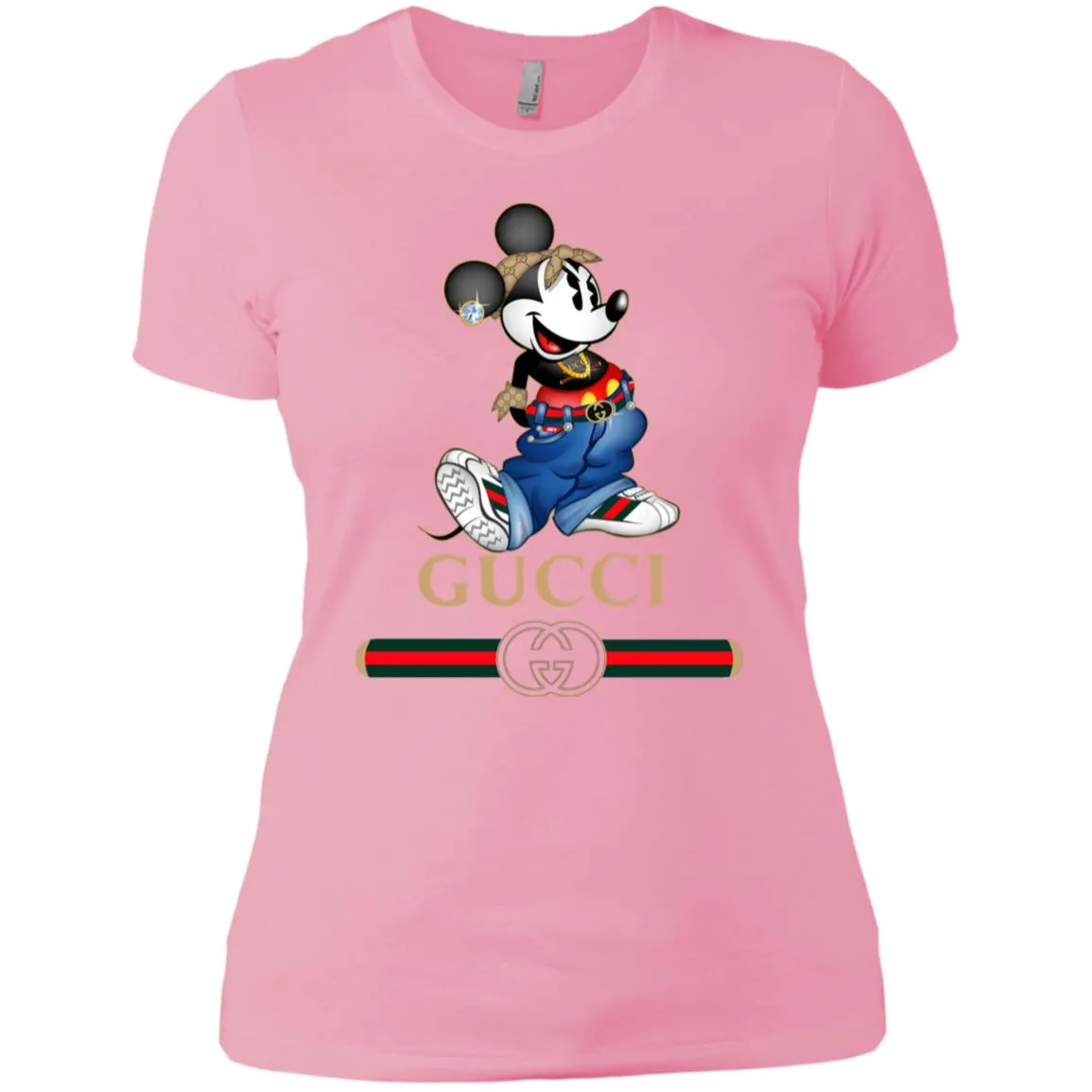 Gucci T-shirt Mouse Mickey Cartoon T-shirt Women Cotton T-Shirt