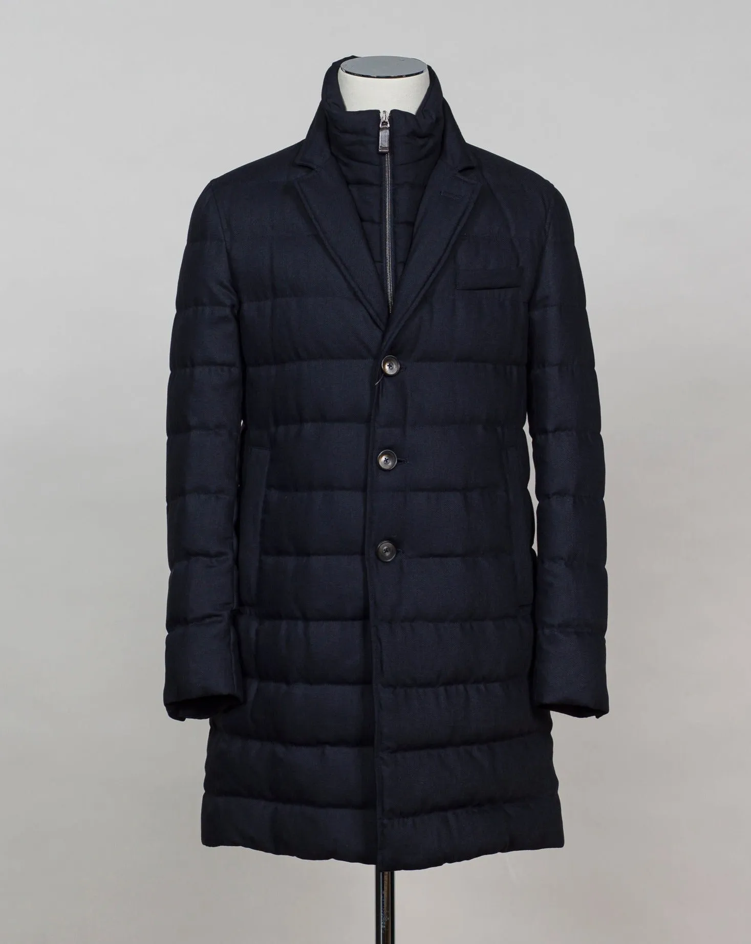 Herno Norfolk Down Coat / Navy