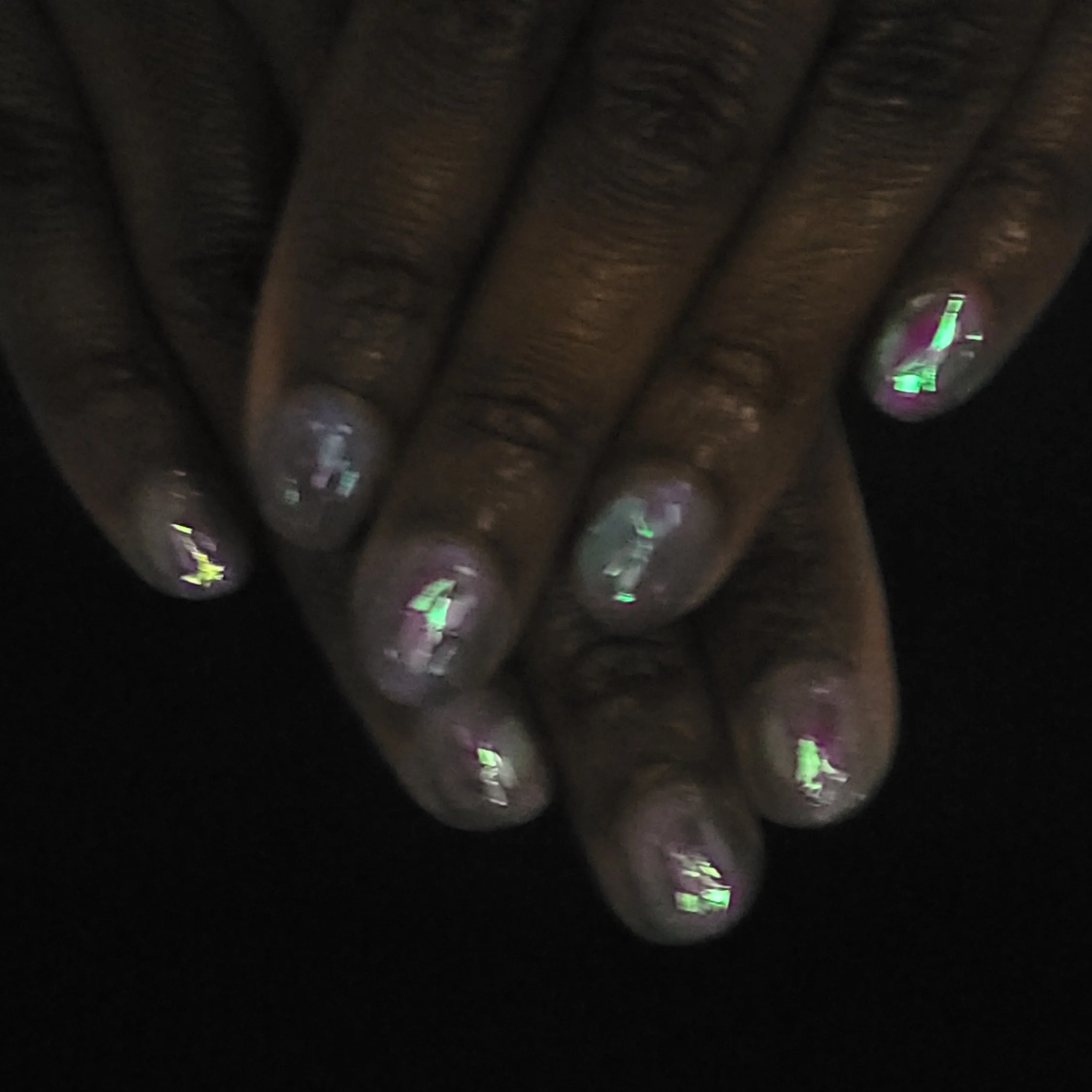 Iridescent Nail Film