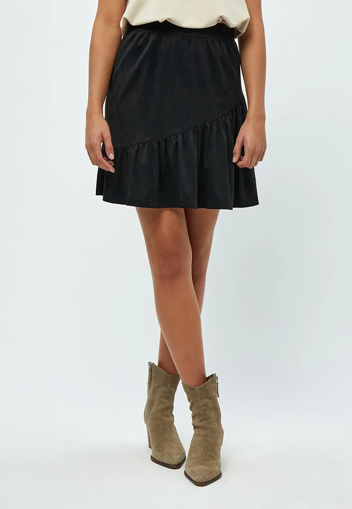 Jalena Short Skirt - Black