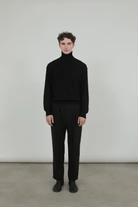 Julien knitted turtleneck | Black - Cotton knit