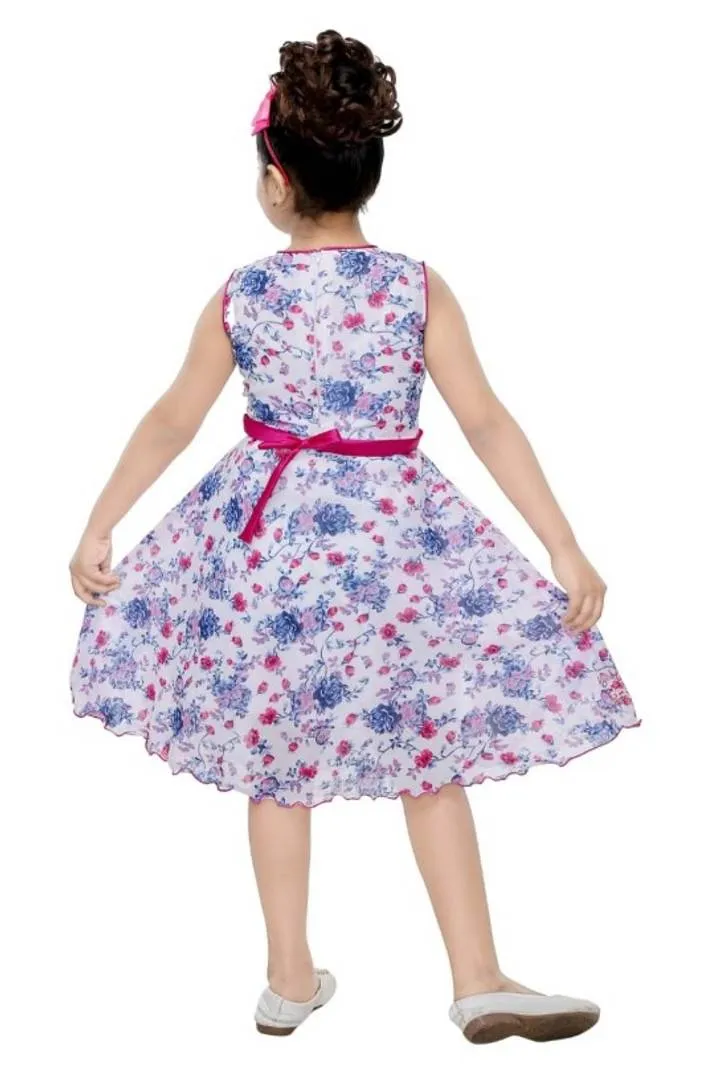 KIRDEE Girls Knee Length Party Dress