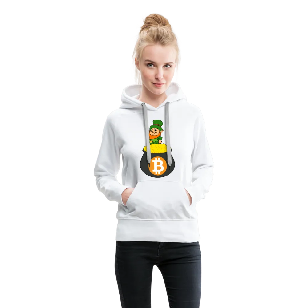 Leprechaun Bitcoin Women’s Premium Hoodie