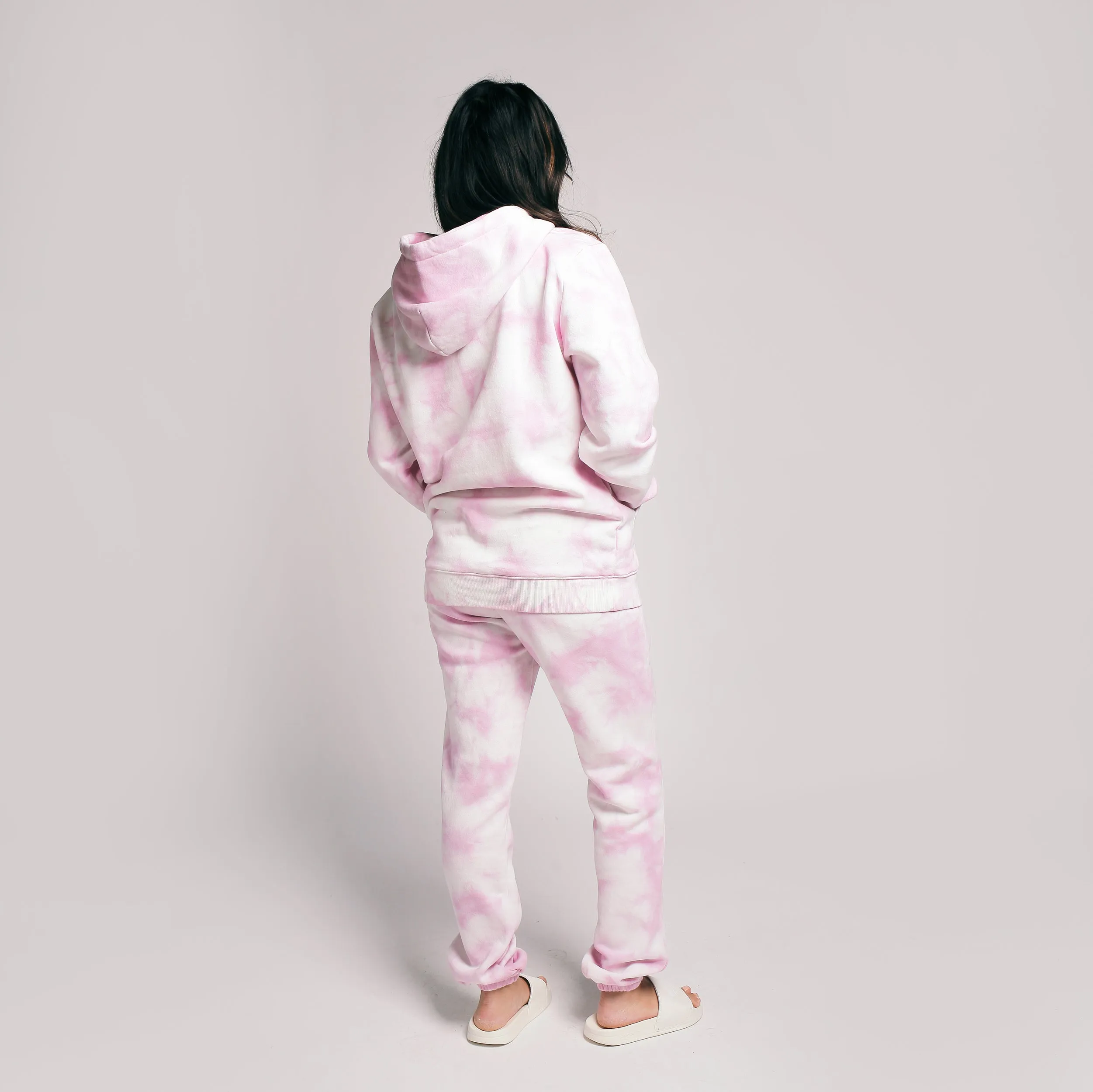 Loftloom Hoodie Lilac Crystal Tie Dye