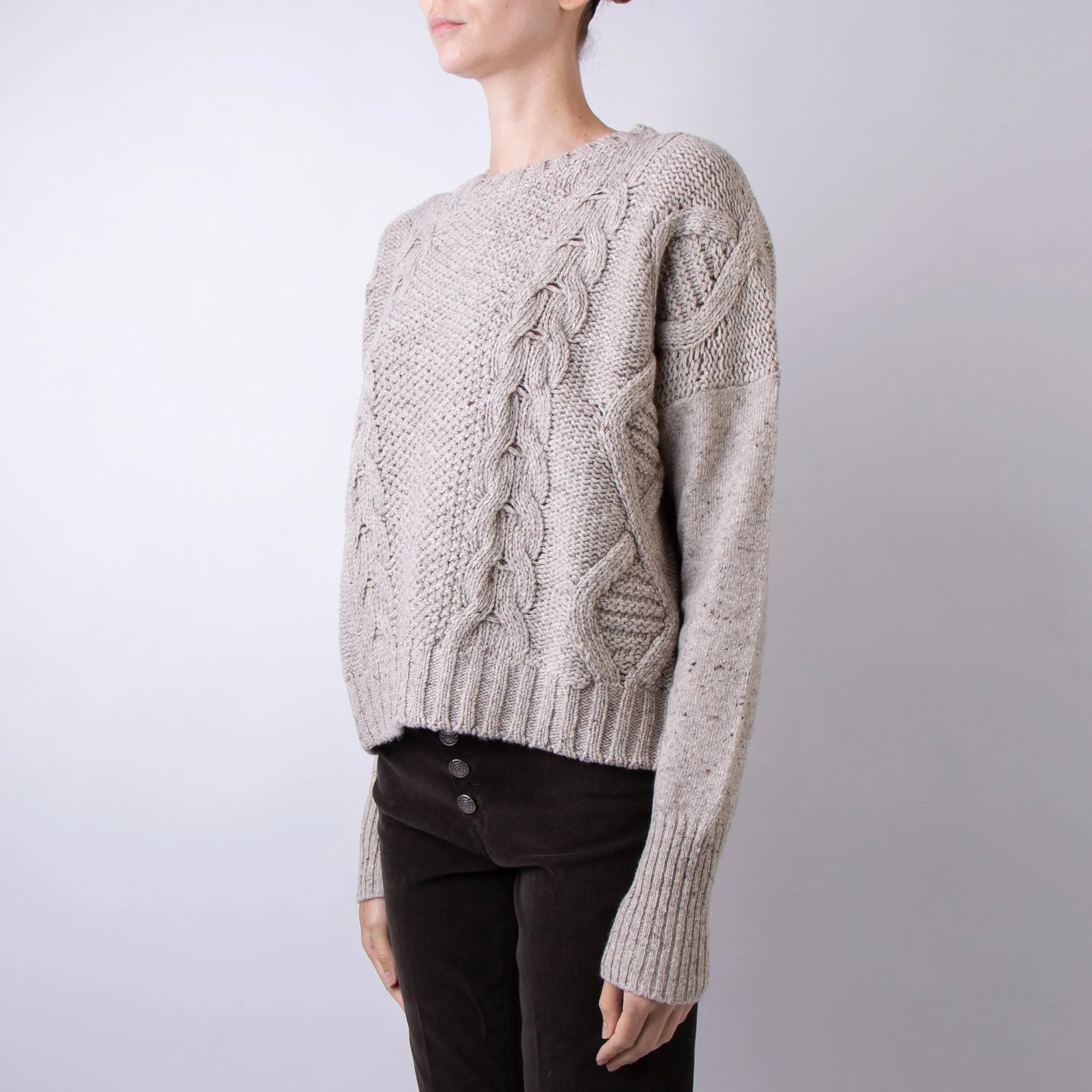 MA'RY'YA SWEATER YNK088 F2 BEIGE