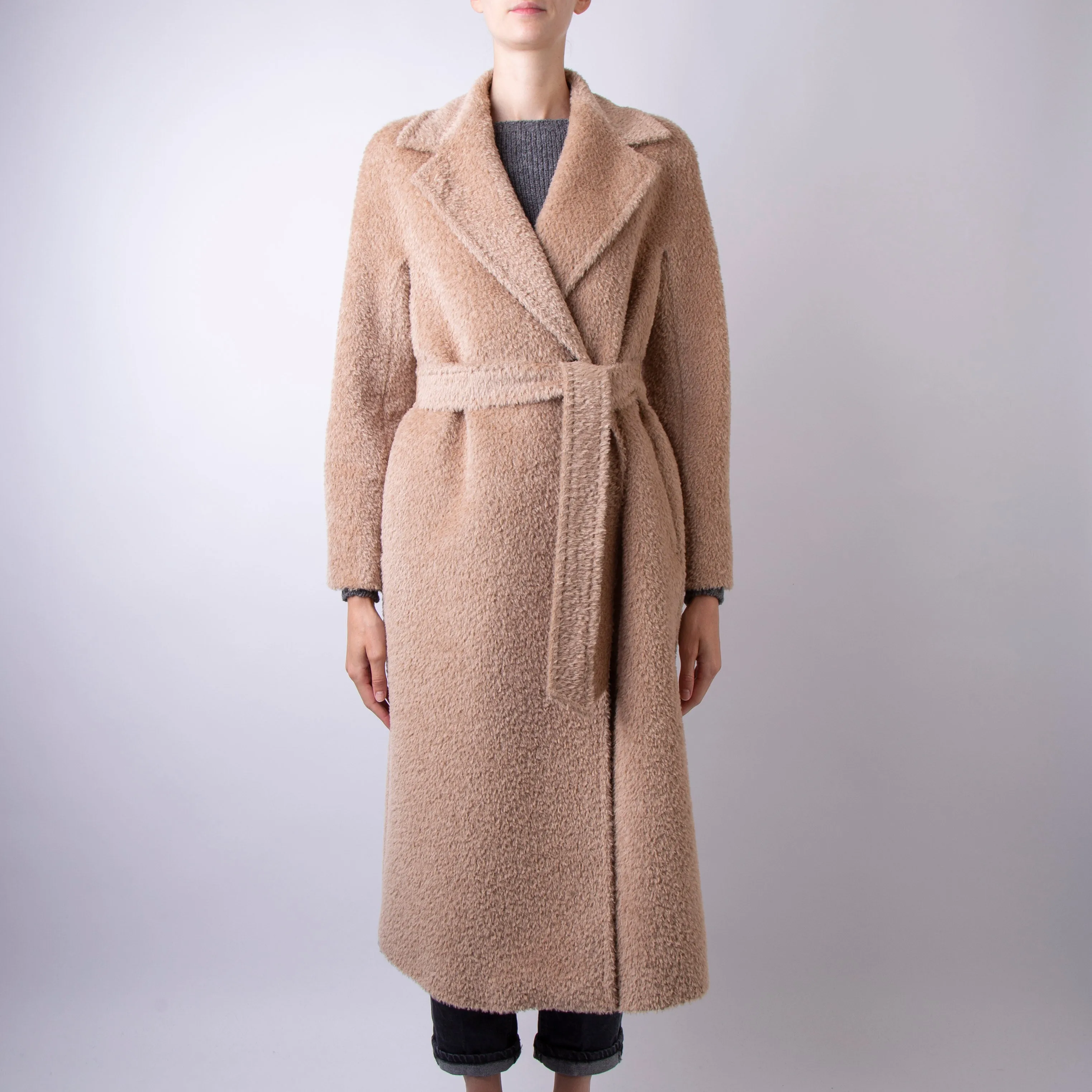 MAX MARA STUDIO COAT 2426016132600 004 BEIGE