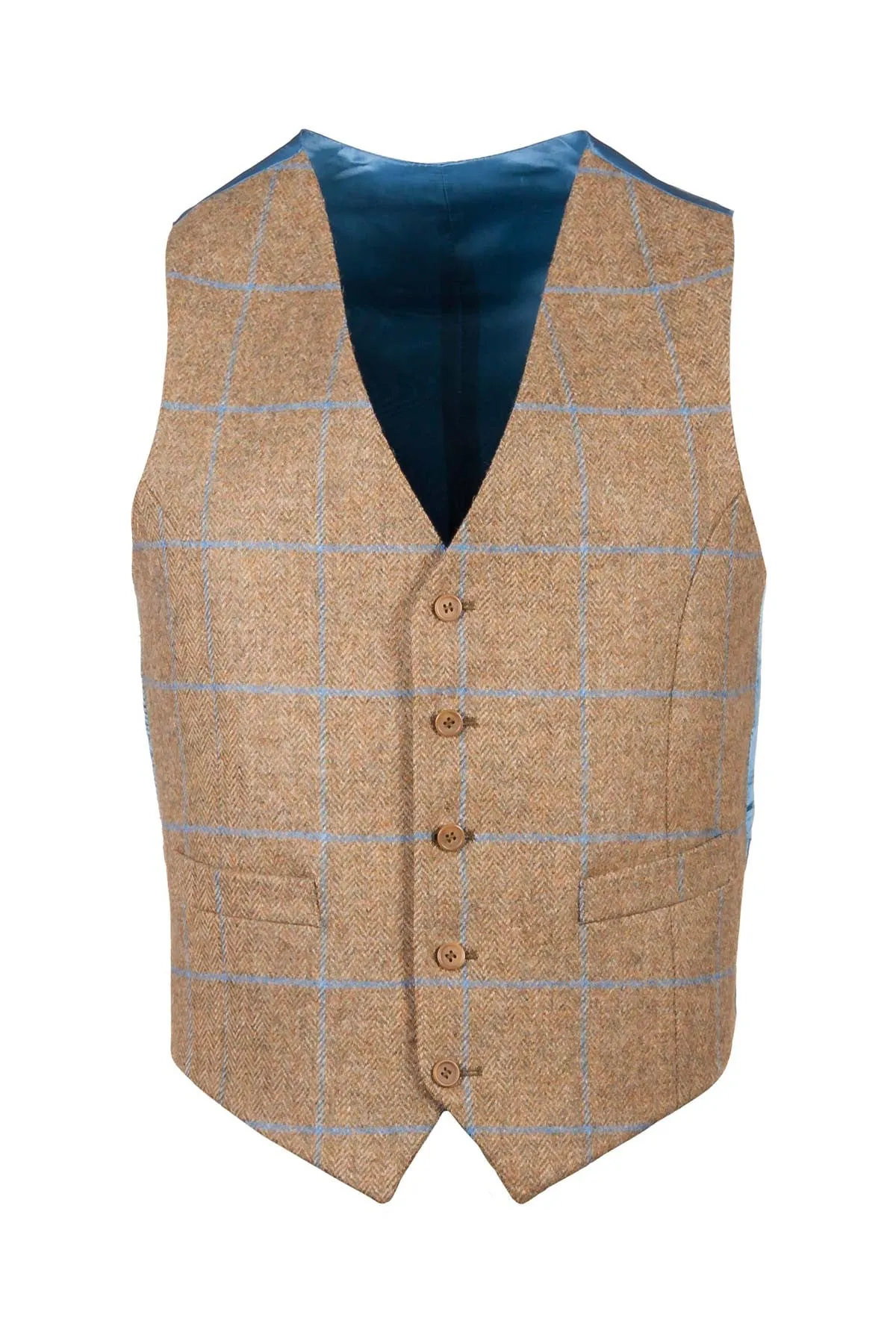 Men's Hawthorn Satin Back Tweed Waistcoat