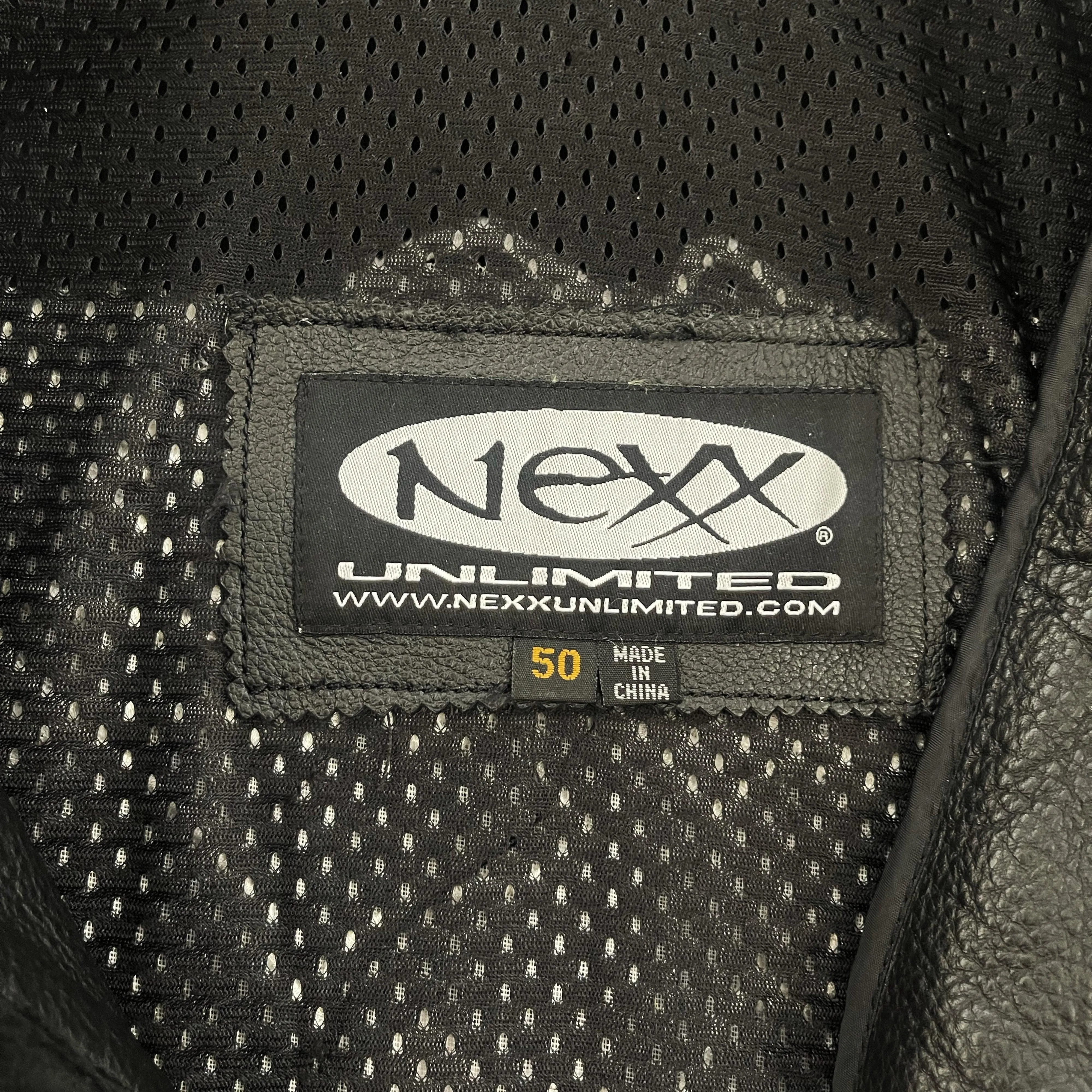 Nexx Unlimited Leather Motorcycle Racer Jacket - XL