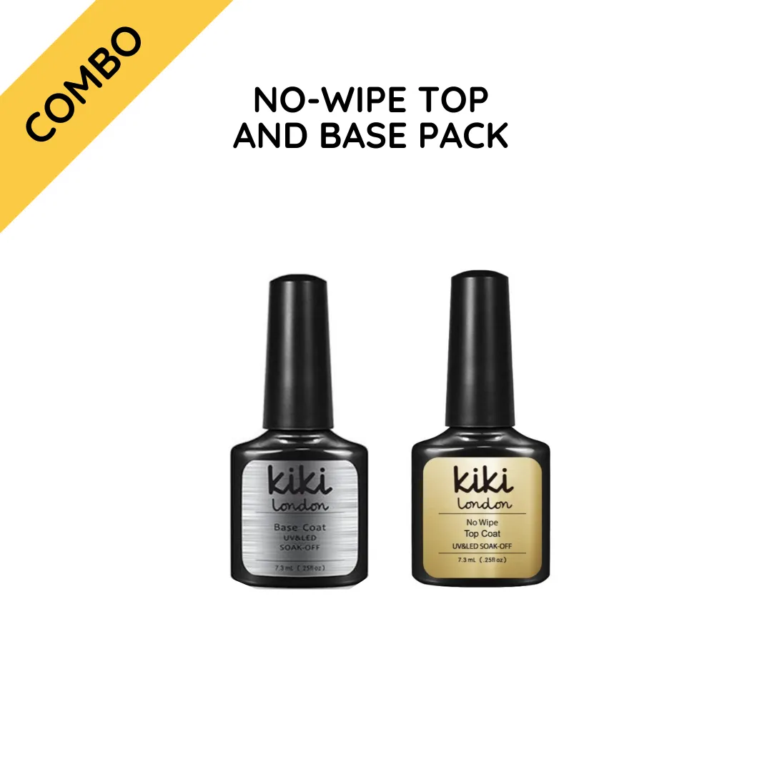 No Wipe Top & Base Coat Duo Pack 7.3ml