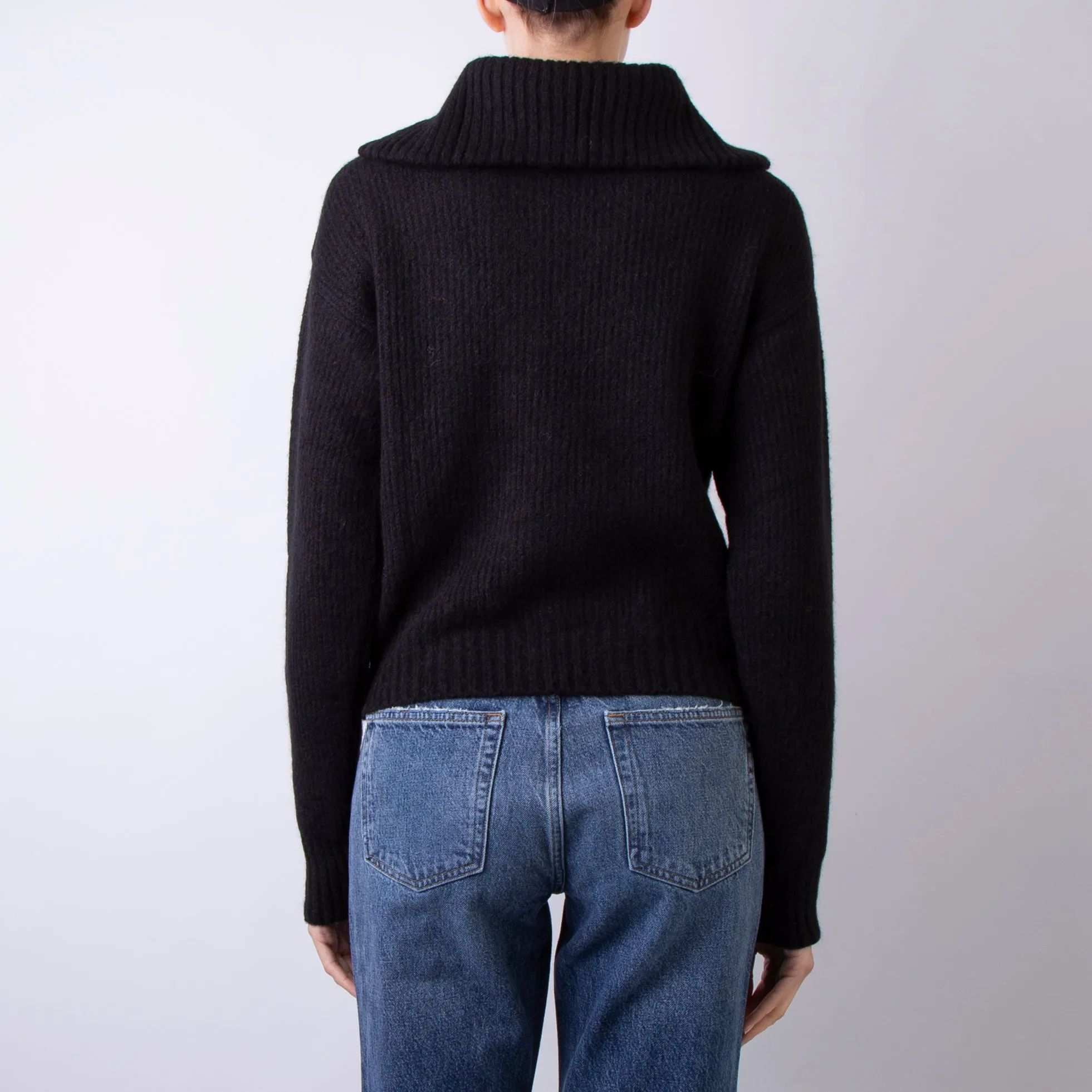 OFFICINE GENERALE SWEATER WKNT308 BLACK