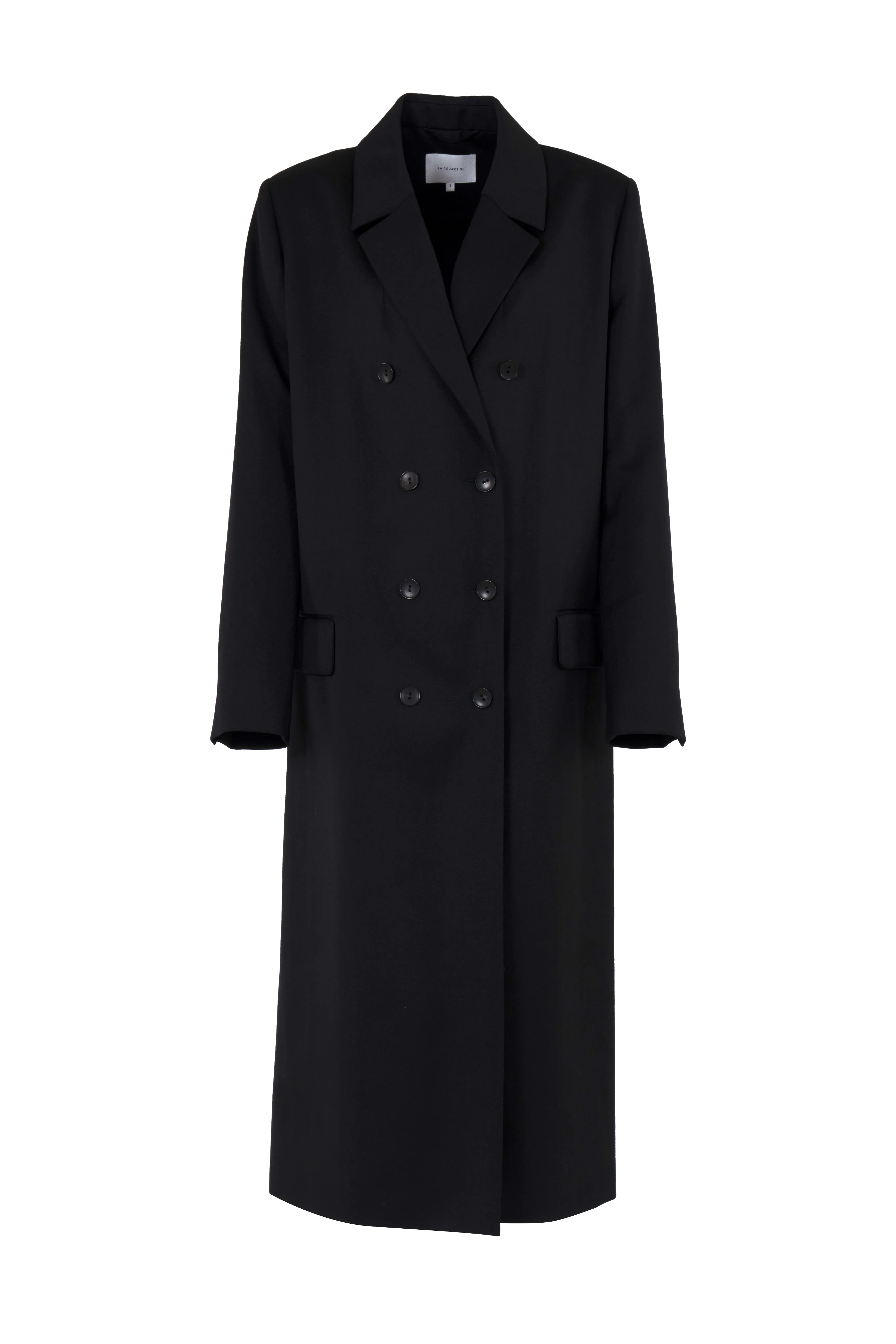 Ornella coat | Black - Virgin wool