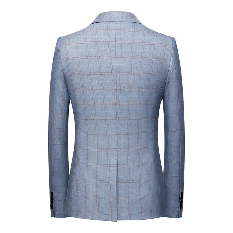 Plaid Slim Fit Blazers