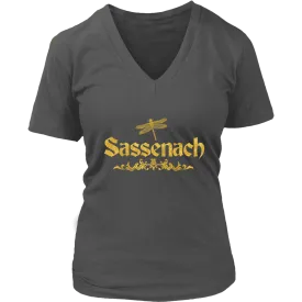 "Sassenach" V-neck Tshirt