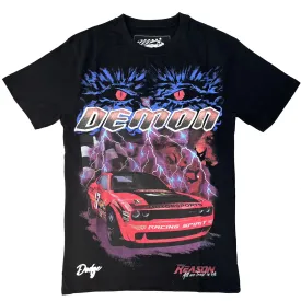 REASON x Dodge Demon Bolts Short Sleeve Tee