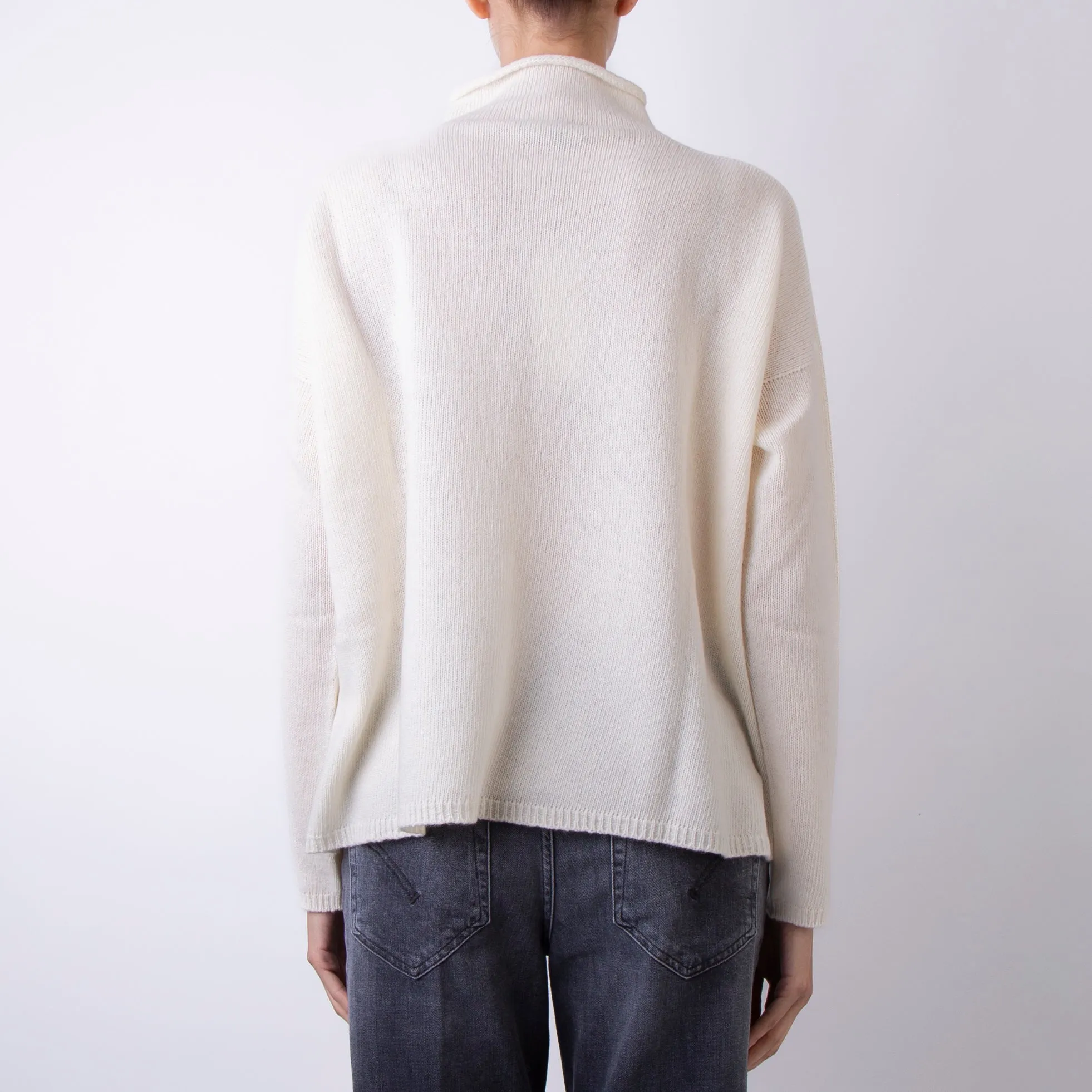 ROBERTO COLLINA SWEATER A20406 03 WHITE