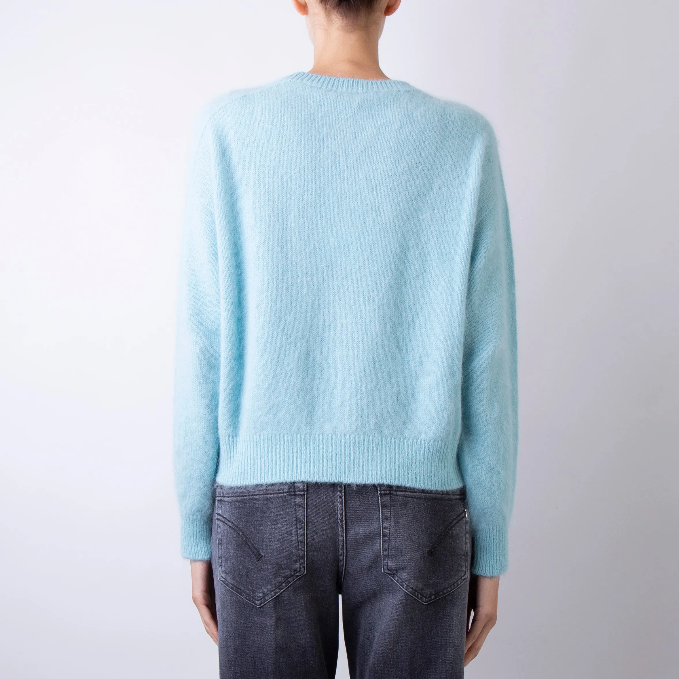 ROBERTO COLLINA SWEATER A30201 14 TURQUOISE