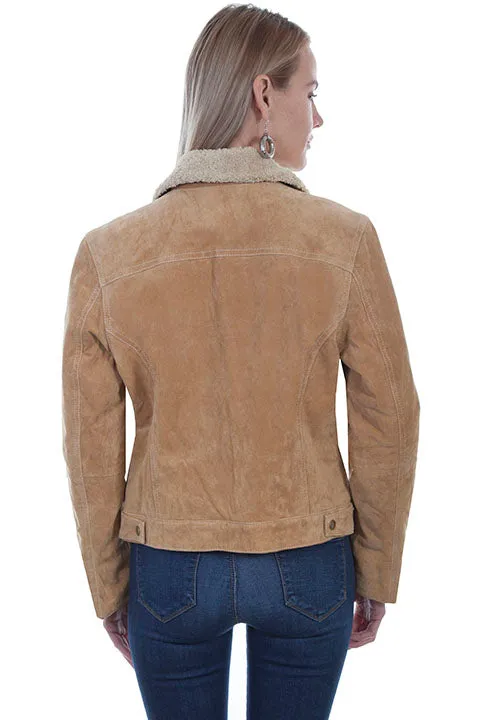 Scully Women's Suede Jacket - L1019  Cinnamon