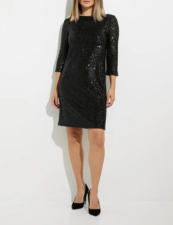 Sequin Black Dress