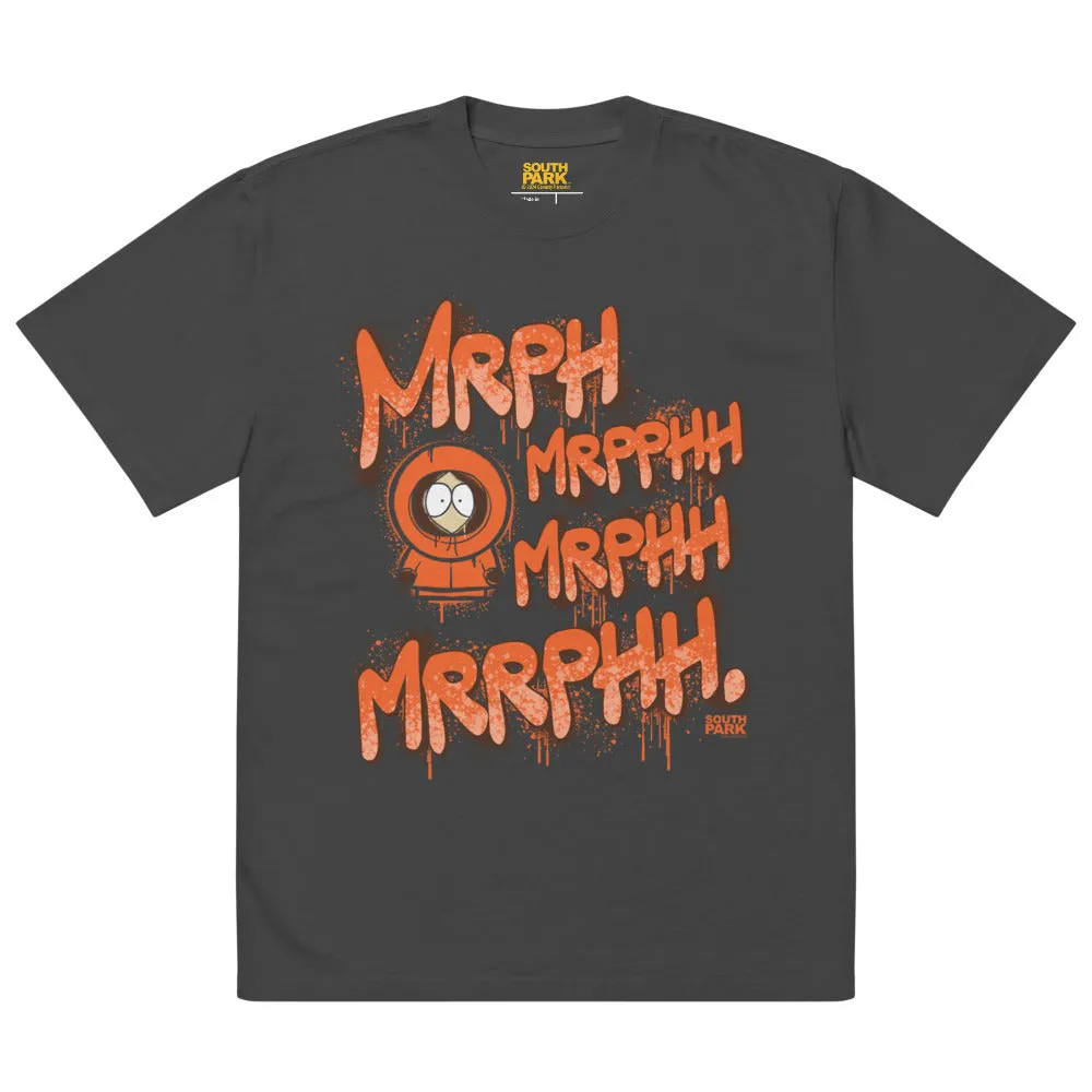 South Park Kenny Mrph, Mrpphh Graffiti Oversized T-Shirt