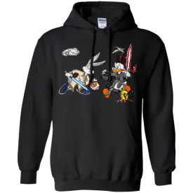 Star Wars T-shirts Rabbit Vs Duck Donald Funny Pullover Hoodie Sweatshirt