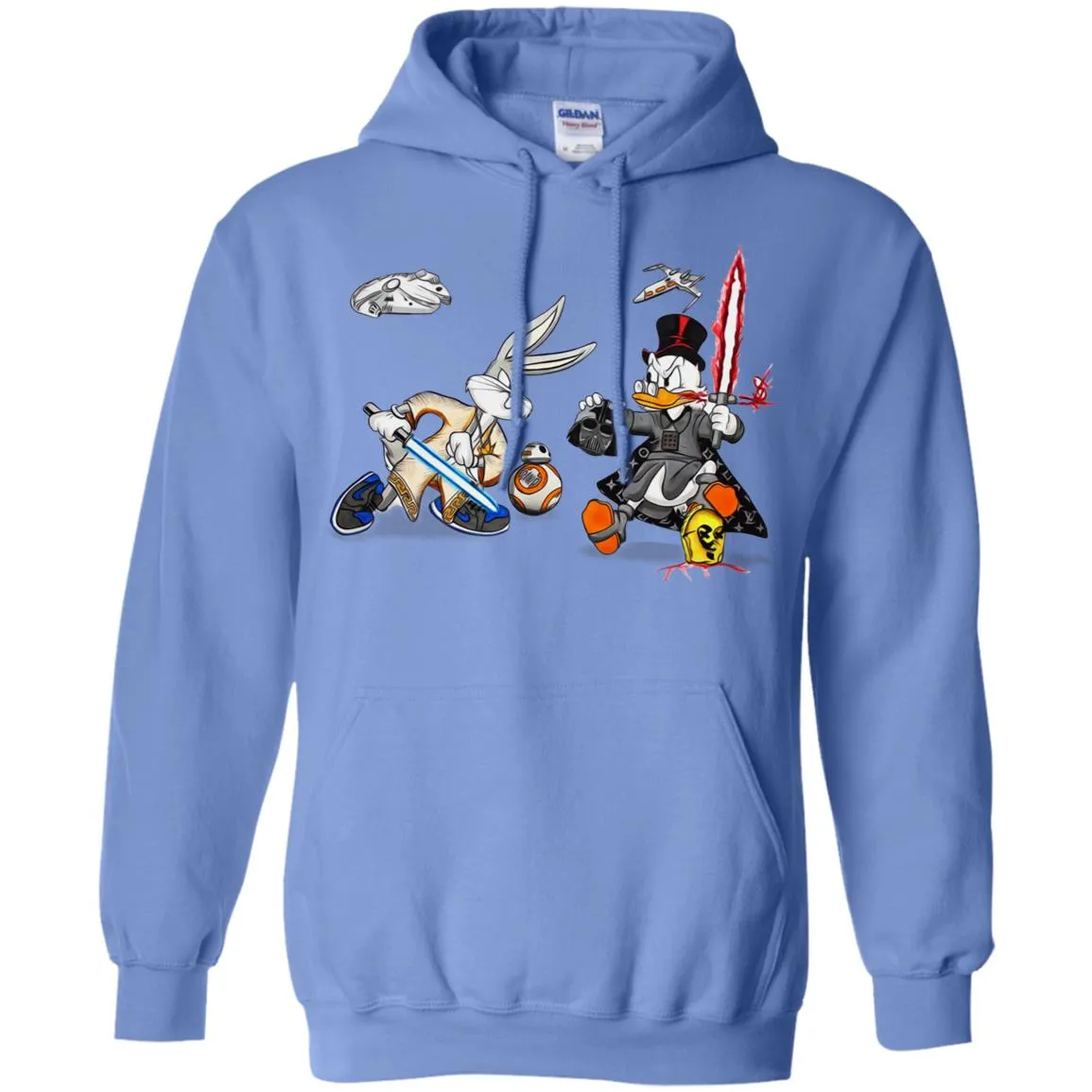 Star Wars T-shirts Rabbit Vs Duck Donald Funny Pullover Hoodie Sweatshirt