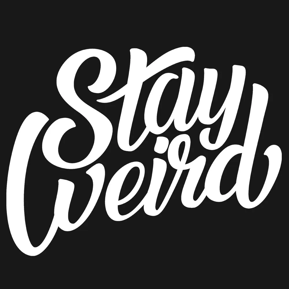 Stay Weird Tee | Black