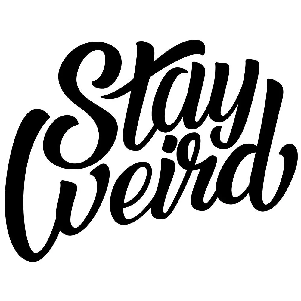 Stay Weird Tee | White