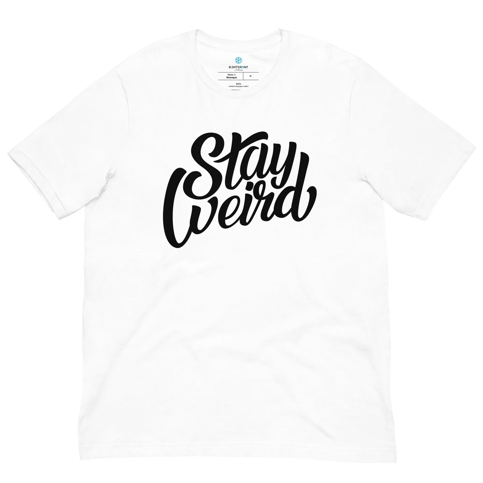 Stay Weird Tee | White