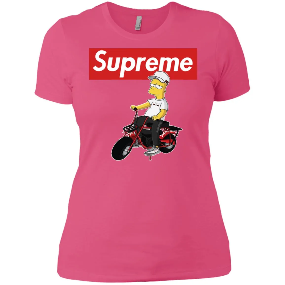 Supreme Car T-shirt Women Cotton T-Shirt