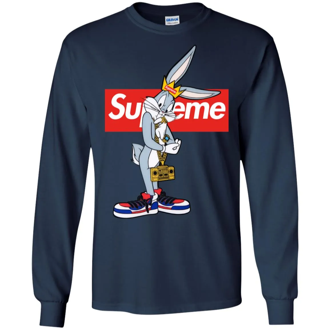 Supreme Rabbit Trending T-shirt Men Long Sleeve Shirt